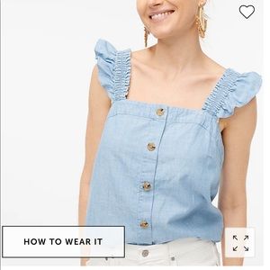 J.Crew Linen Tank Top